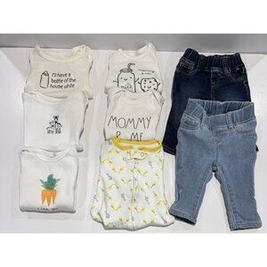 BRAND NAMES Unisex Newborn Clothing Lot 0-3 Months Cute